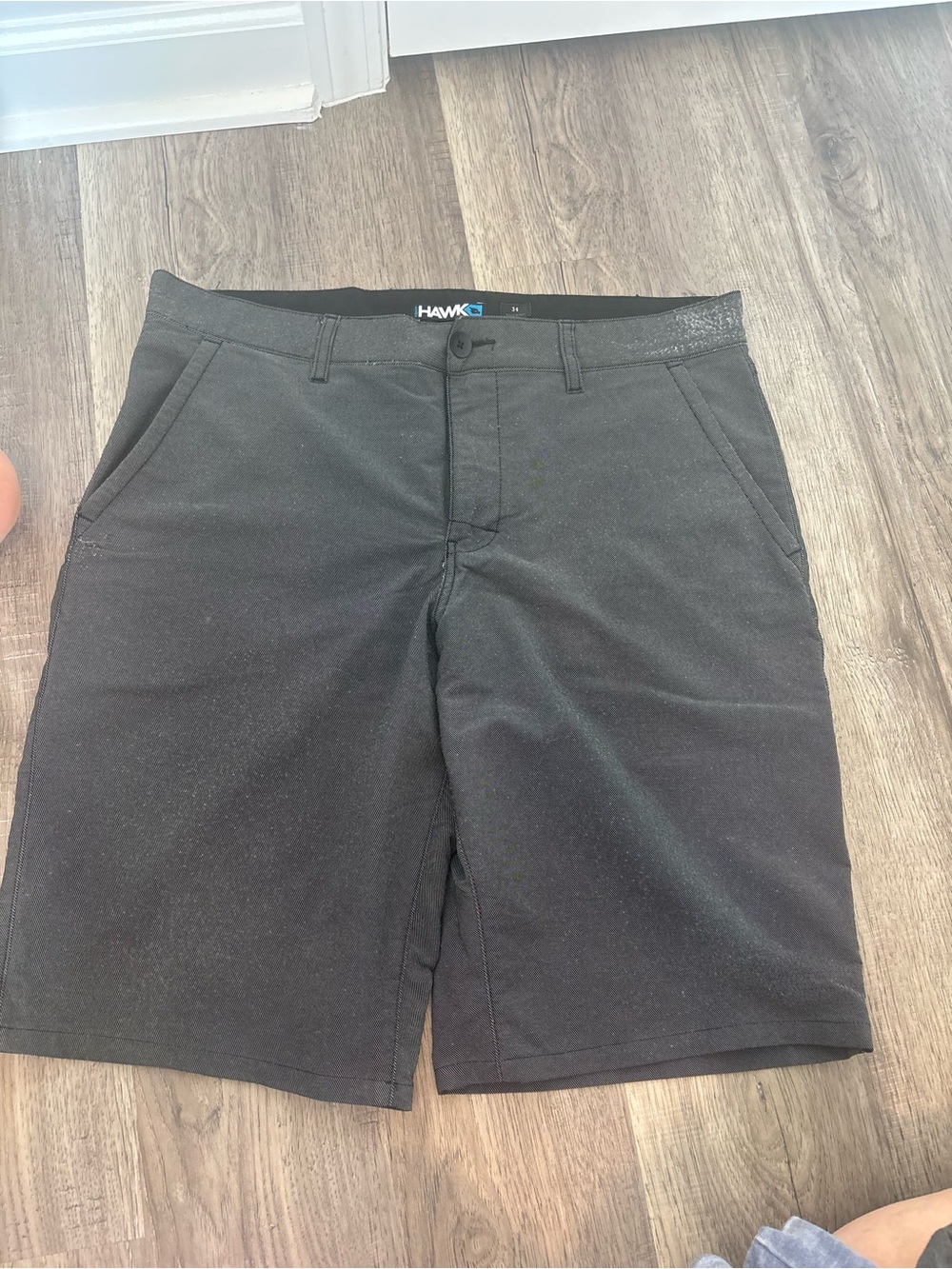 Tony Hawk Men's Black Cargo-Style Shorts